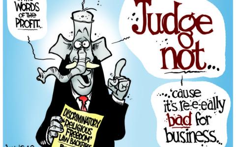 John Cole political cartoon